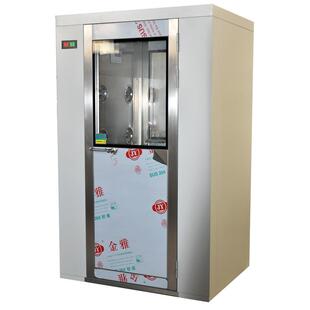 不锈钢风淋室工厂用食品车间单人双人卷帘门货淋室风淋门净化通道
