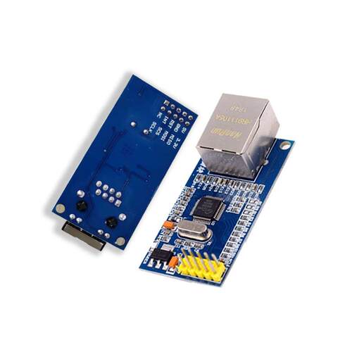 W5500以太网接口芯片TCP/IP协议工业网络模块集成硬件工业级