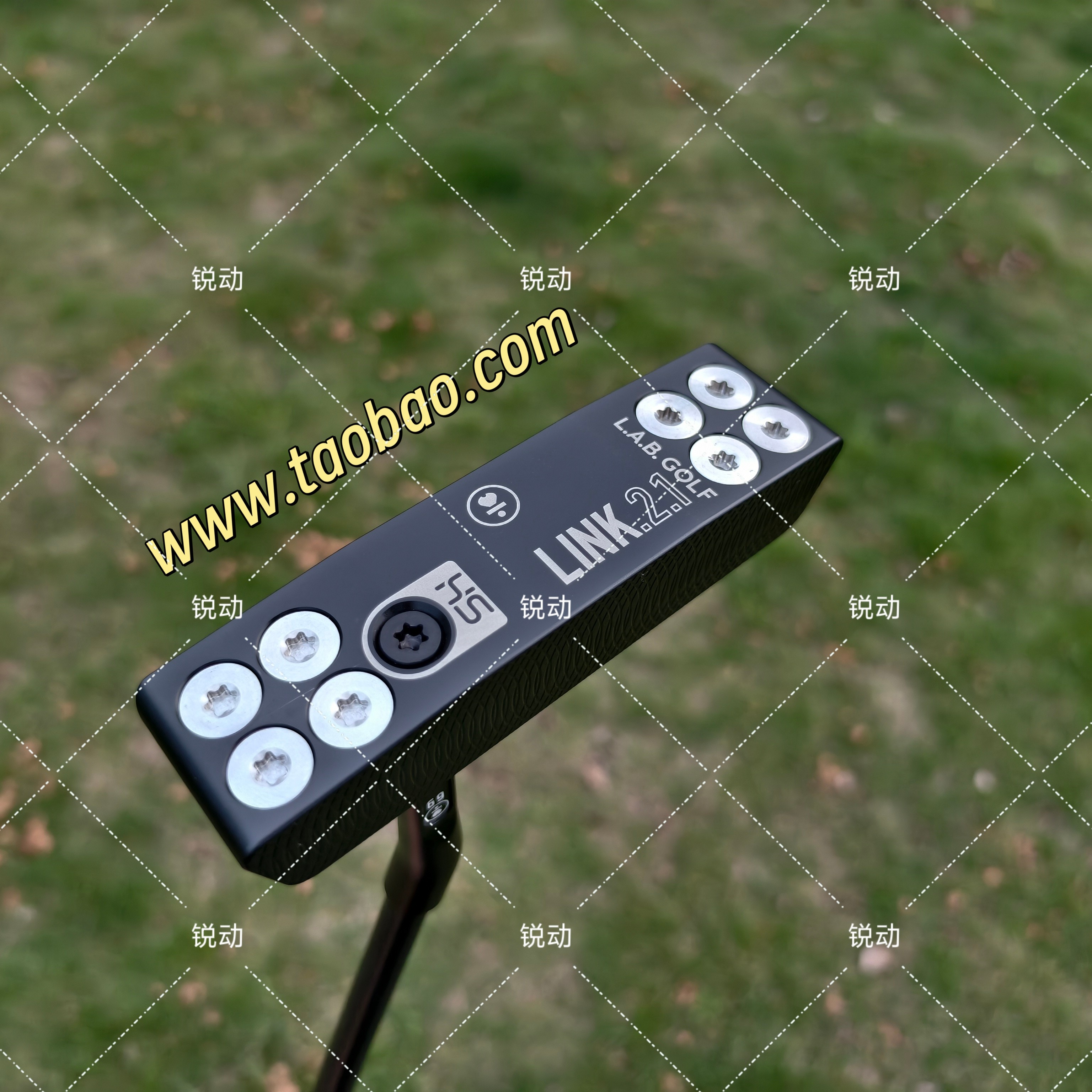 26款LAB GOLF直条推杆LINK 窄版link2.1自动平衡一字推杆带瞄准线