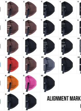 OZ1i OZ1系列定制个性化对齐标记定制LAB高尔夫推杆瞄准线定制费