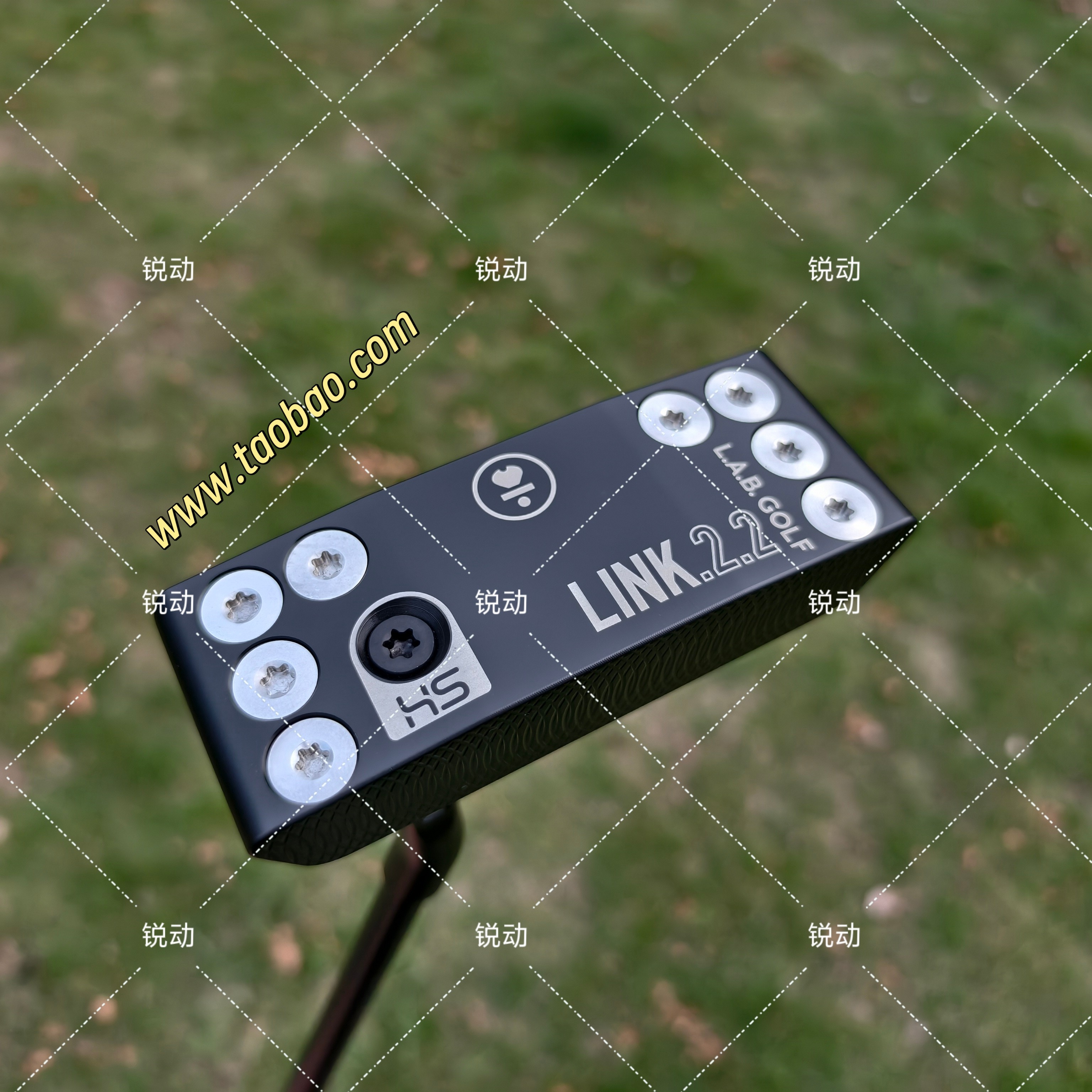 26款LAB GOLF直条推杆LINK 宽版link2.2自动平衡一字推杆带瞄准线