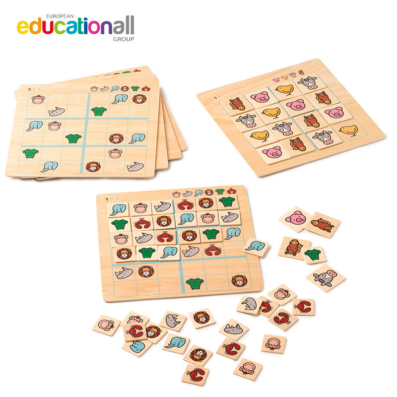 动物数独精华版Toys for life幼儿园儿童亲子逻辑思维训练玩具