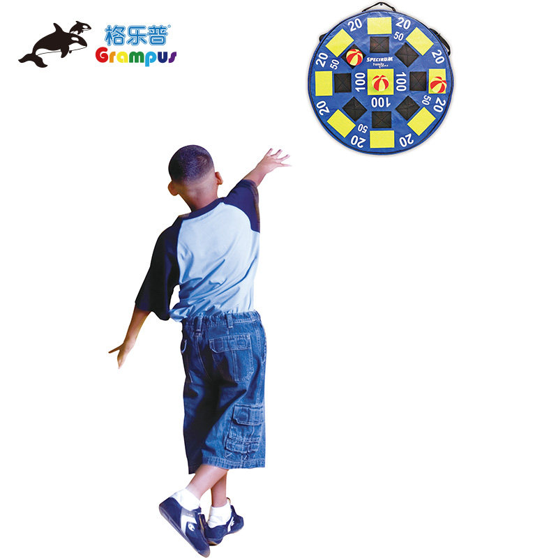 球型投掷靶 格乐普幼儿园儿童投掷运动玩具 安全飞镖靶软球粘贴盘