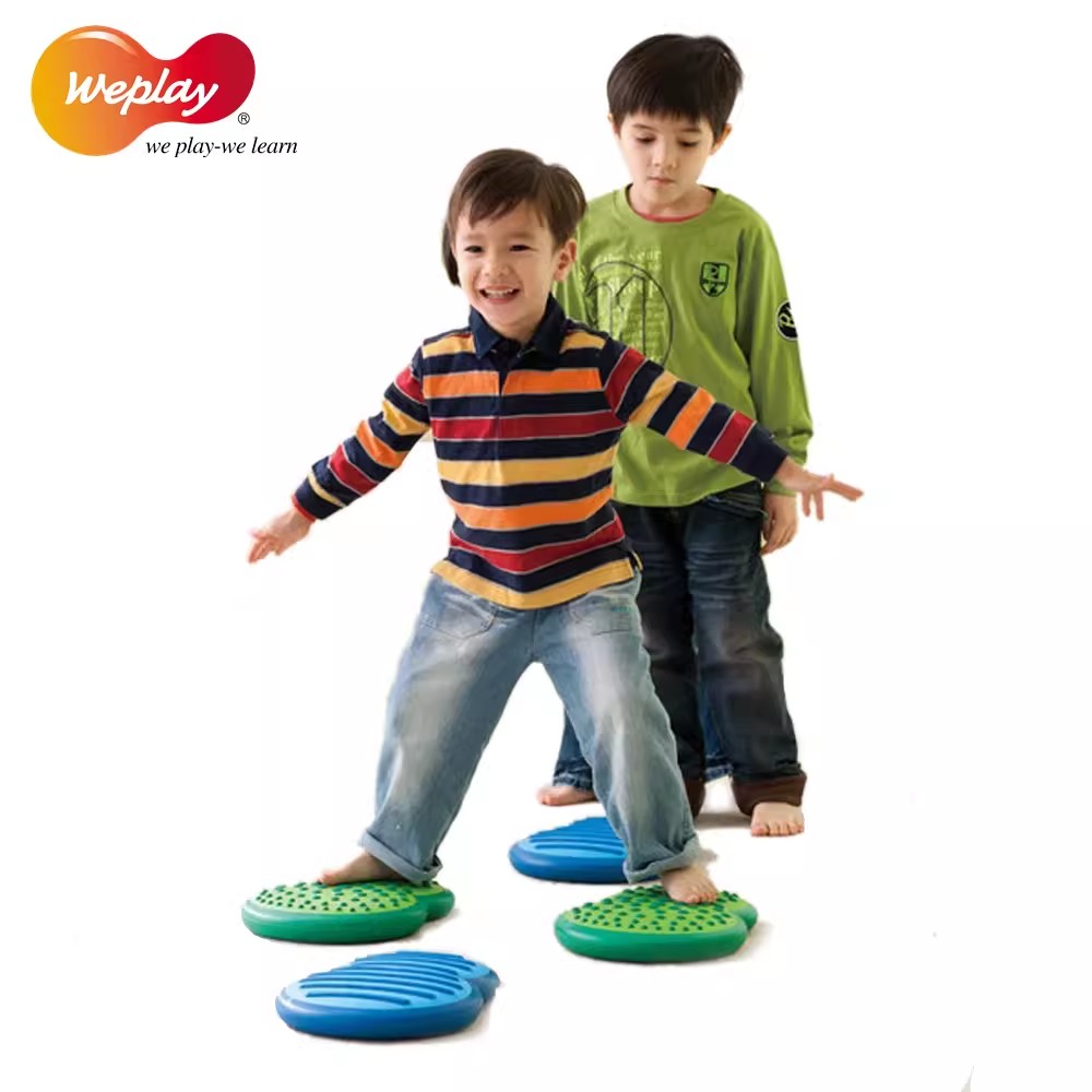 活力脚丫WEPLAY幼儿园儿童踩踏触觉盘充气平衡步道感统器材玩具