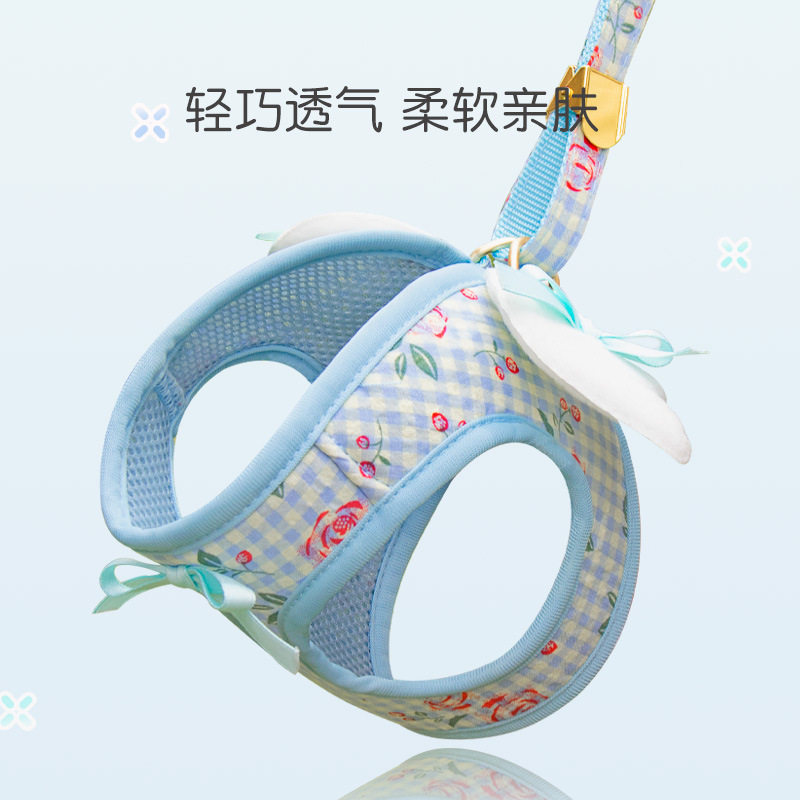 背心式狗狗牵引绳小型犬