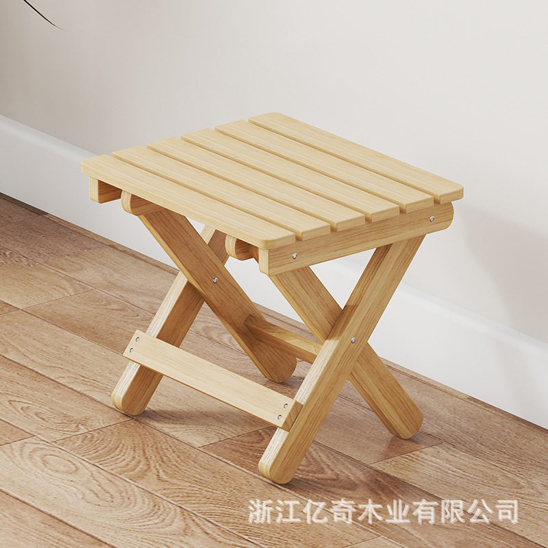 折叠凳子家用实木户外便
