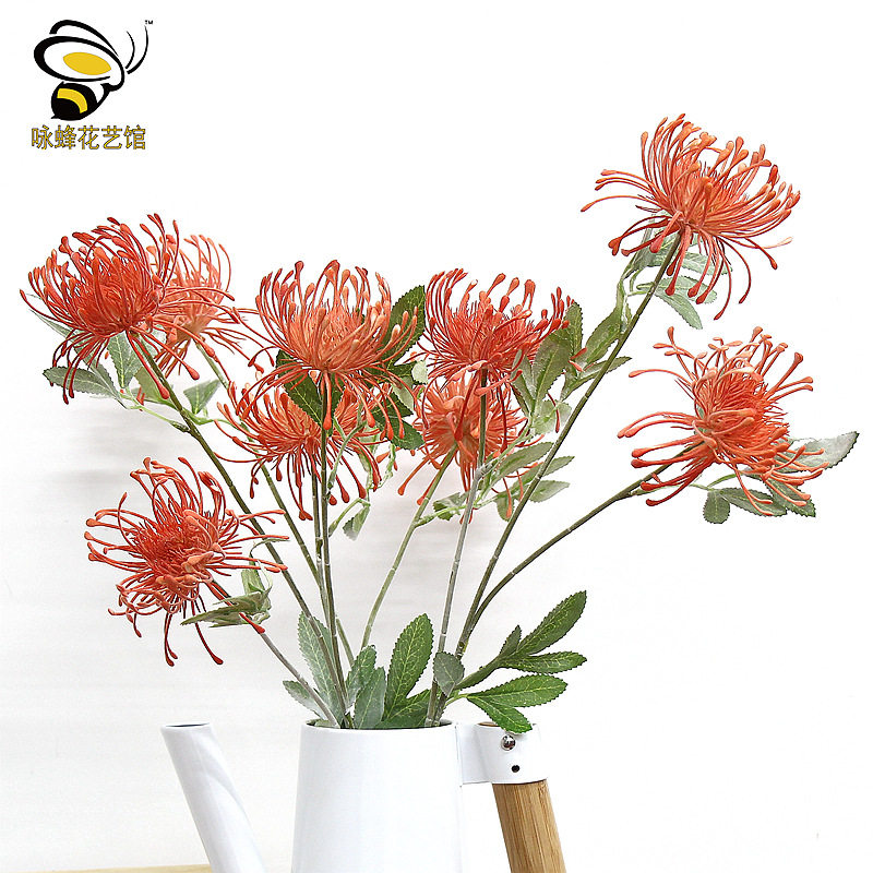 热卖款针垫花仿真花蟹爪
