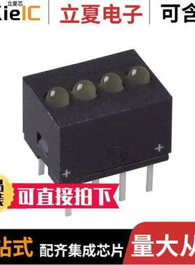 5555403F光电元件 〔LED CBI 2MM YLW 5V RES QUAD TH 〕