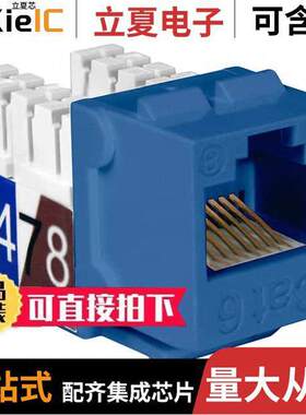 NKJ-6502连接器 〔CAT6 SLIMSTYLE 90 DEGREE KEYSTON 〕