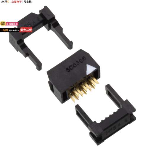 HIF3B-6D-2.54R连接器 〔CONN SO【ET 6POS IDC 28AWG GOLD 〕