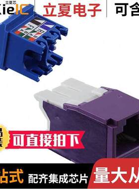 CJ6X88TGVL连接器 〔CATEGORY 6A, RJ45, 10 GB/S, 8-PO 〕