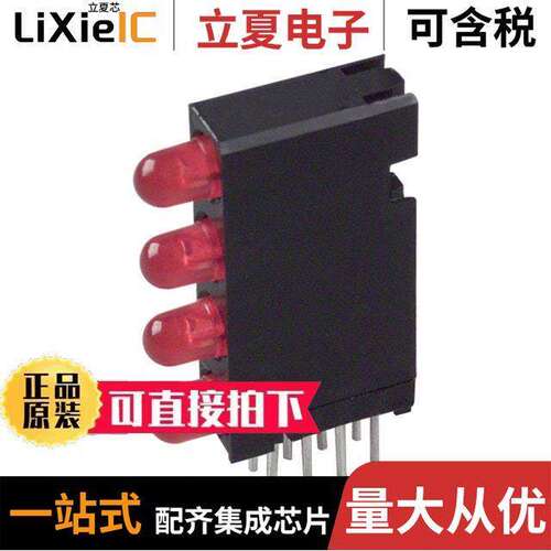 5680201111F光电元件 〔LED 4HI 3MM LOW CUR RED PC MNT 〕