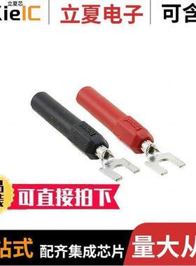 3744A-02连接器 〔ADAPT SPADE LUG TO BAN J【 BLK/R 〕