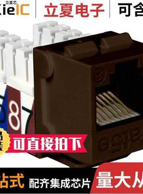 NKJ-5511连接器 〔CAT5E SLIMSTYLE 90 DEGREE KEYSTO 〕