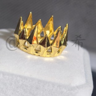 沈星回王冠加冕戒指指环项链星星皇冠小王子二次元周边摆件