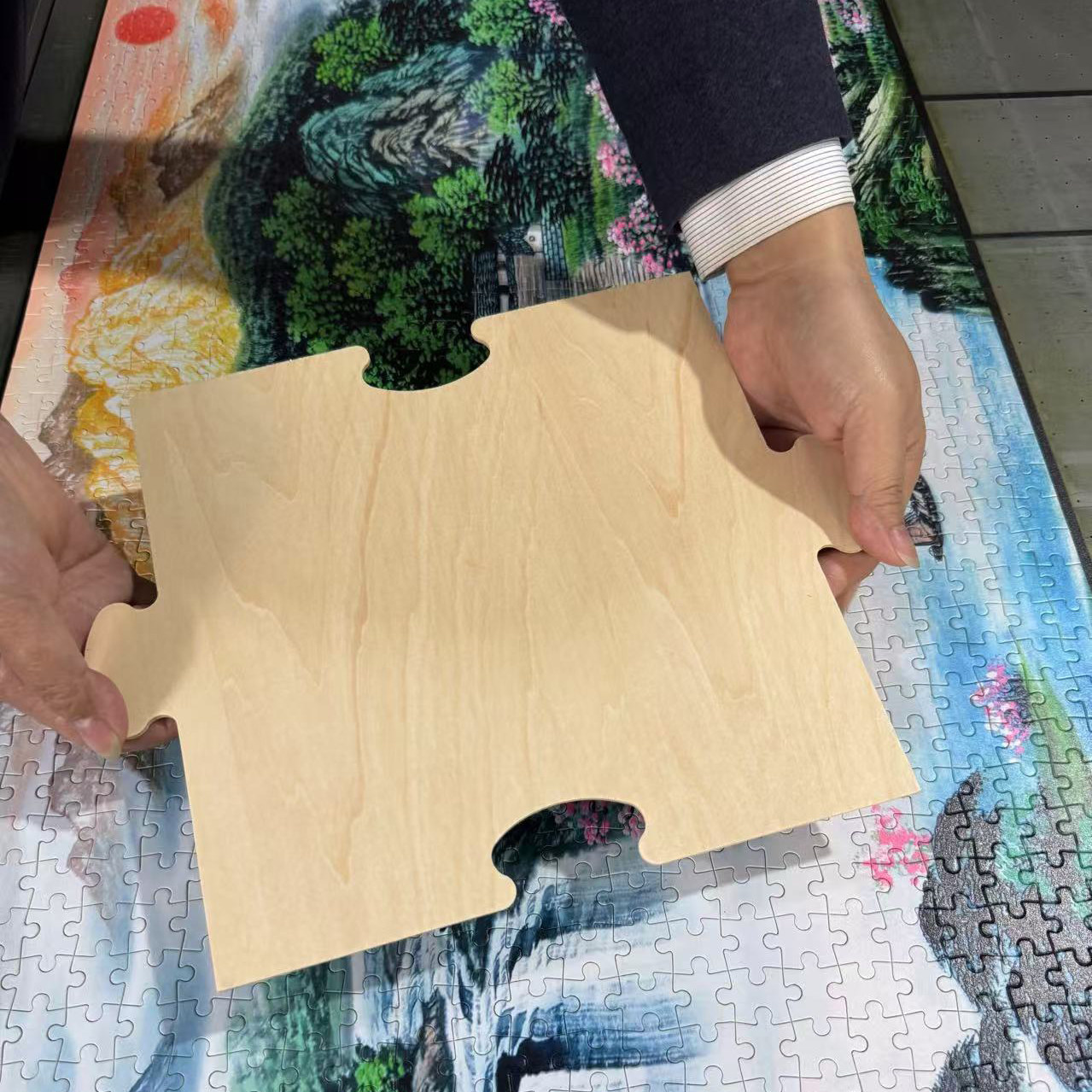 定制团建内训活动现场拓展示磁吸拼图特殊规格尺寸片数1000片玩具