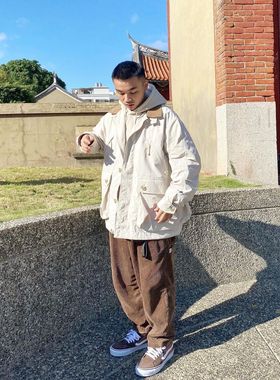 鲸鱼不放假猎装夹克男士休闲Tech Field Jacket翻领通勤余文乐