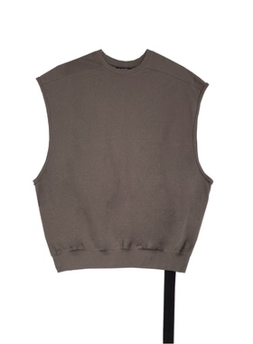 NIIPLICITY 2024SS 咖色复古分割无袖织带背心