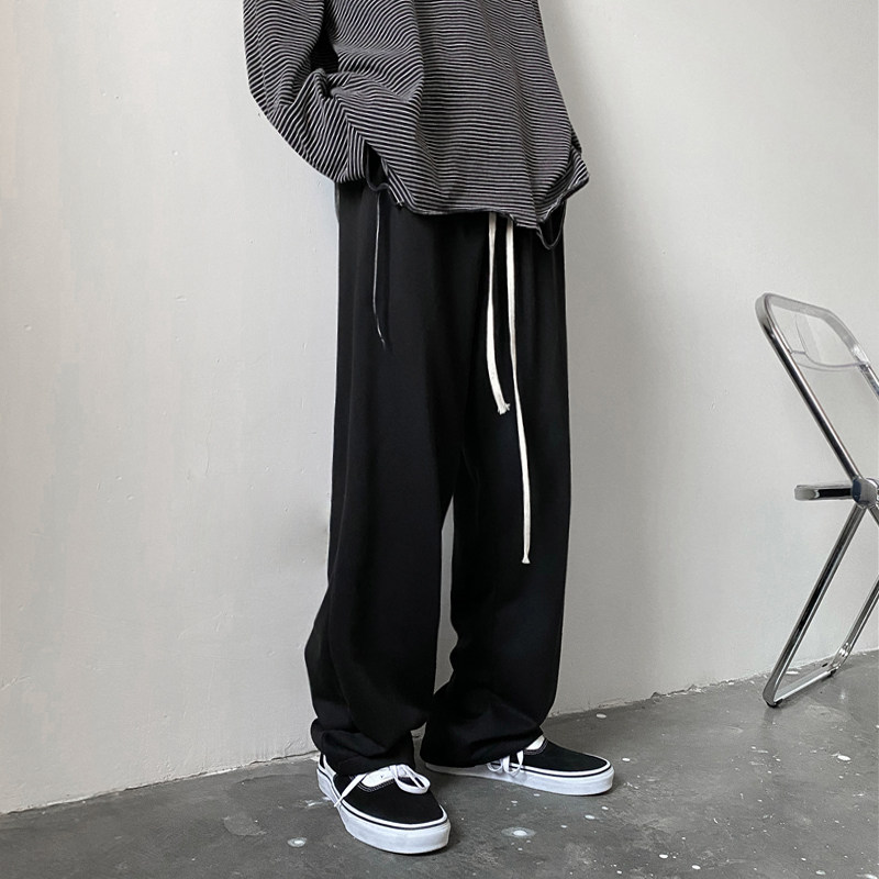 四季！Vibe高街风水洗做旧拖地裤卫裤男休闲裤903-DK29-P55控75，男装休闲裤，星座903