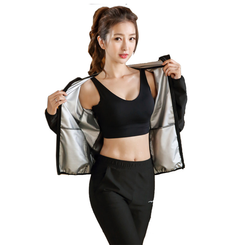 韩乔熙暴汗服女款运动外套控体服图片