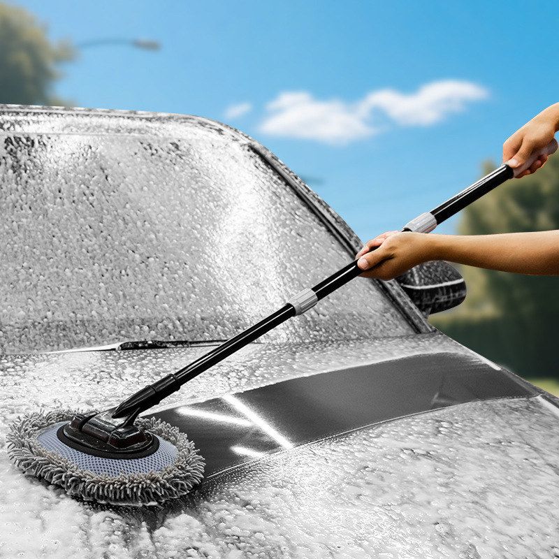 直杆洗车刷汽车清洁工具除尘车用