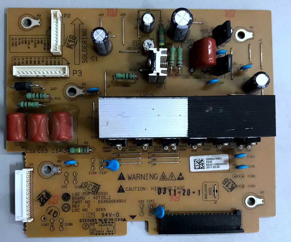 原装 LG 42T1S 副电源板EAX62064901 电子元器件市场 显示屏/LCD液晶屏/LED屏/TFT屏 原图主图