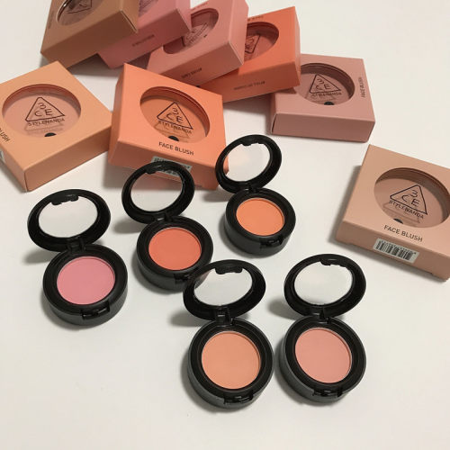 3ce腮红小样rose蜜桃橘裸粉提升学生款气色哑光nude peach mono