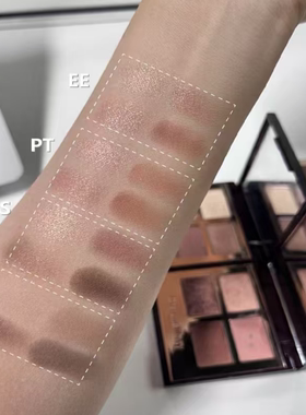 CT四色眼影小样试色枕边话pt/ee/dv/pillowtalk英国大地色明眸