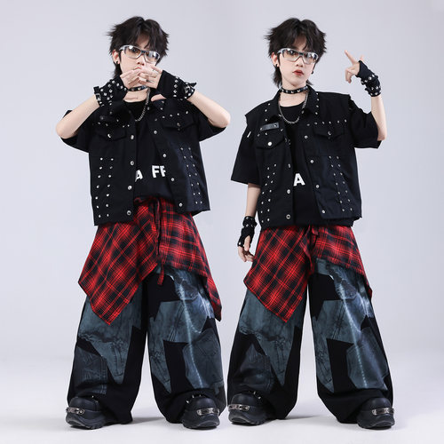 街舞儿童潮服hipo装少男架