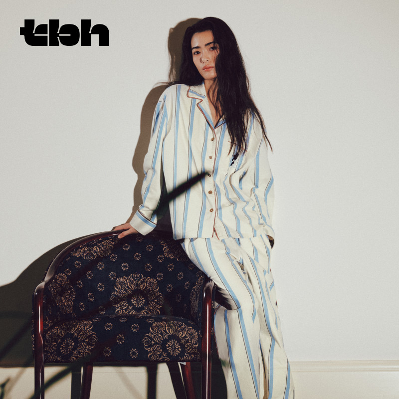 tbh野兽派加厚全棉法兰绒家居服