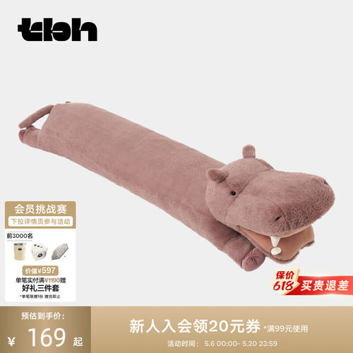 tbh野兽派家居条形抱枕