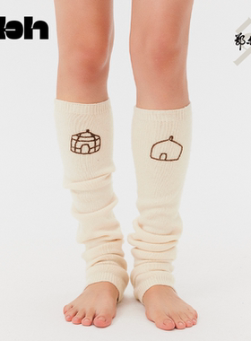 tbh野兽派家居X鄂尔多斯1980联名 羊绒羊毛刺绣针织袜套女款冬*