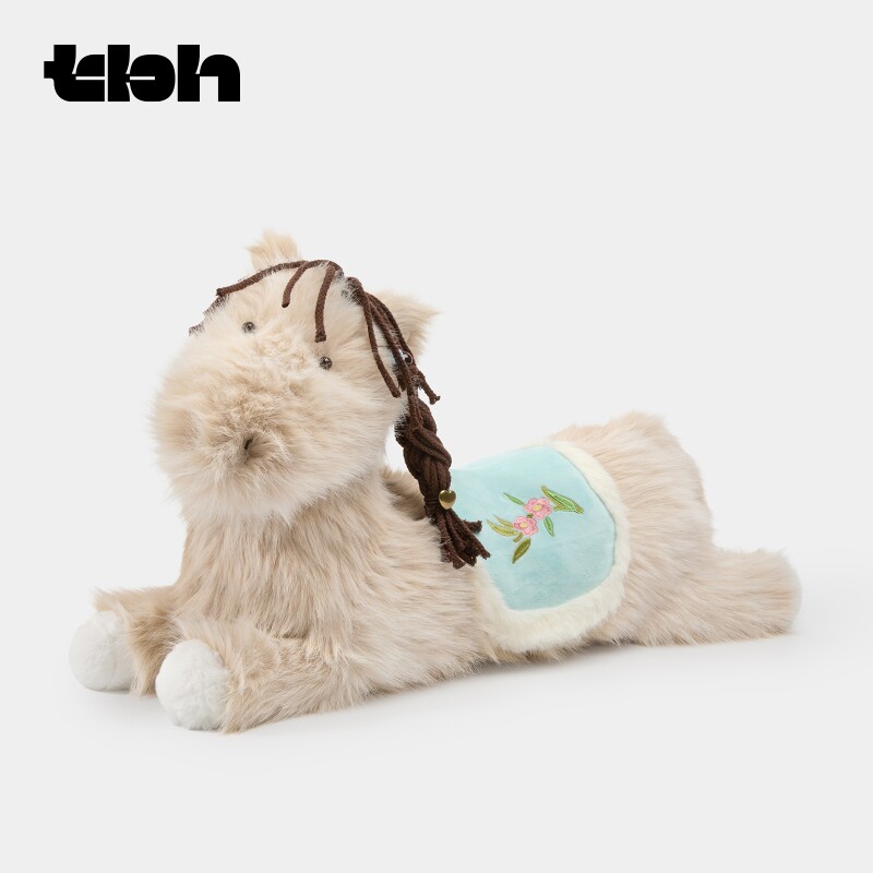 tbh野兽派家居雨琦同款马年限定马上有钱花条型抱枕玩偶新年礼物