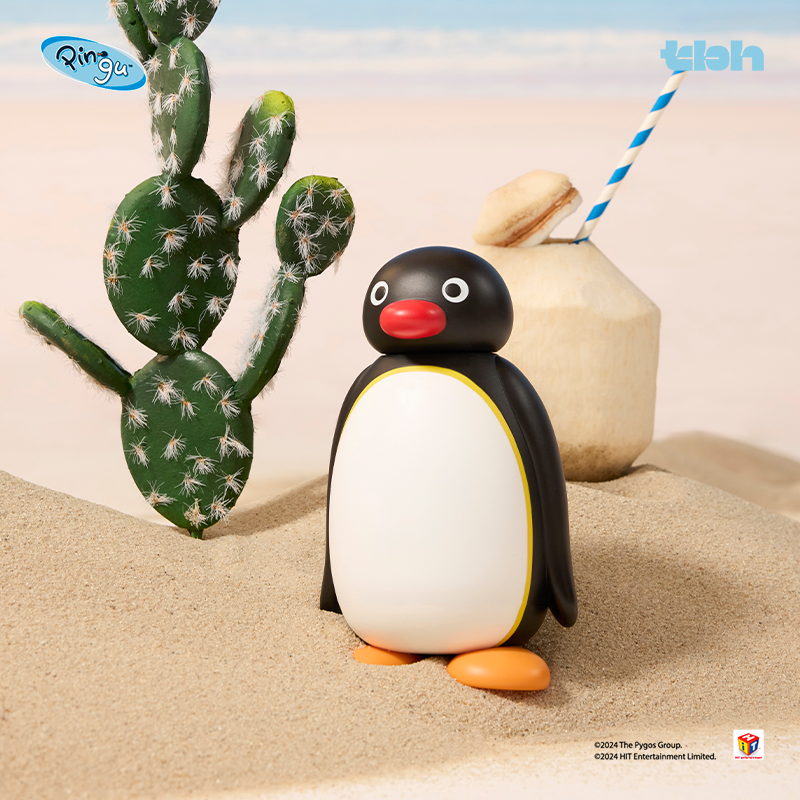 tbh野兽派家居Pingu系列搪胶保温杯办公室水杯不锈钢保冷杯礼盒装