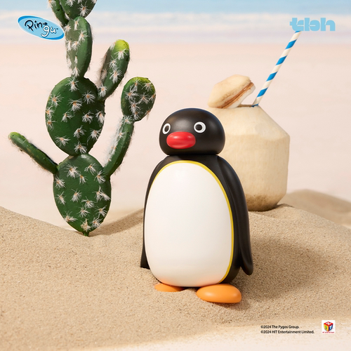 tbh野兽派家居Pingu系列搪胶保温杯办公室水杯不锈钢保冷杯礼盒装