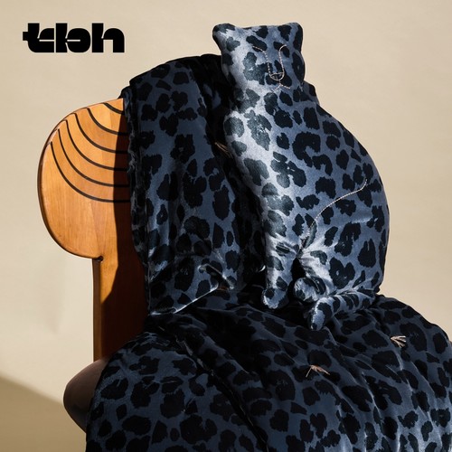 tbh野兽派丝绒盖被抱枕套装