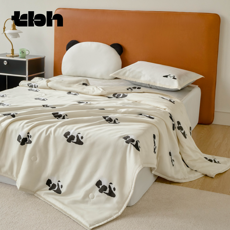 tbh野兽派家居天丝印花夏被