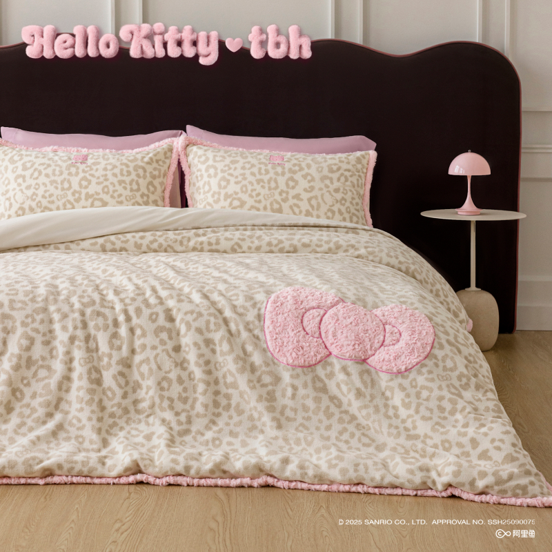 tbh野兽派卷毛法兰绒床品