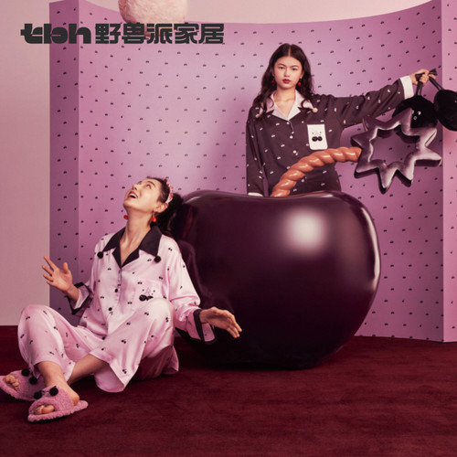 tbh野兽派天丝印花家居服