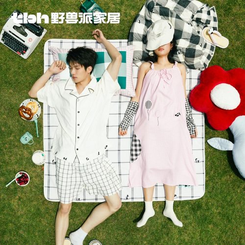 tbh野兽派竹棉家居睡裙