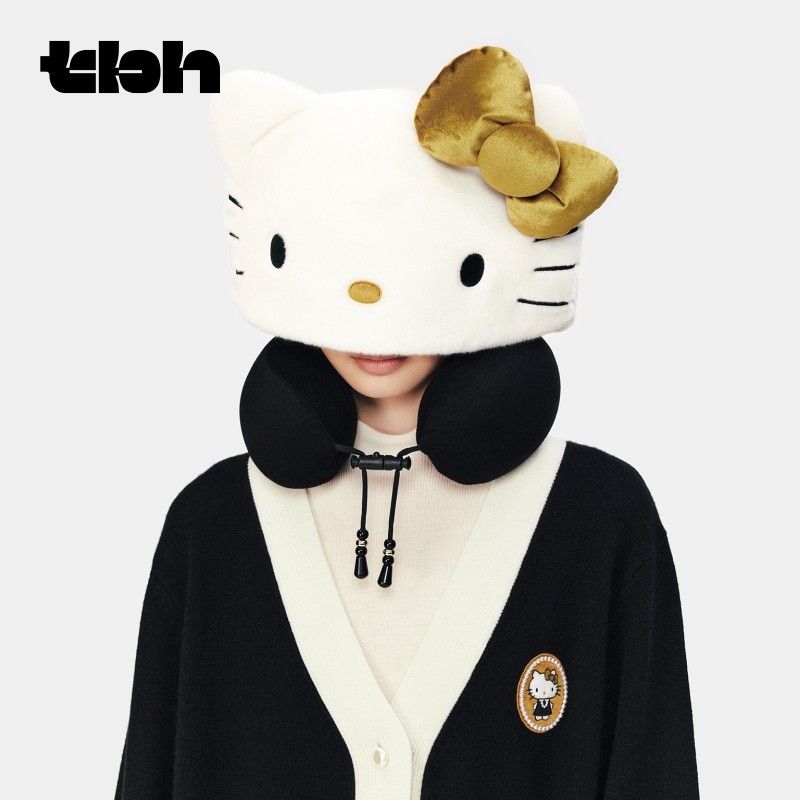tbh野兽派家居三丽鸥Hello Kitty连帽旅行U型枕旅行便携颈枕,床上用品,U型枕/便携枕,淘宝优惠券,粉丝福利购,淘宝优惠卷