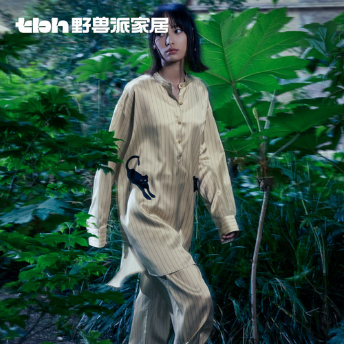 tbh野兽派家居真丝套装