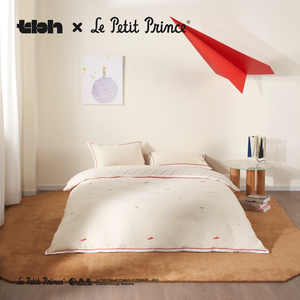 tbh野兽派家居全棉满绣四件套小王子梦想家系列四季床品套件