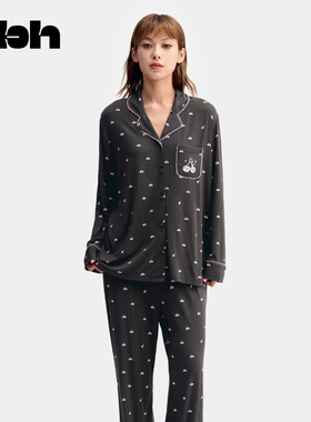 tbh野兽派家居Cherry Bomb系列莫代尔家居服套装可外穿女士睡衣夏