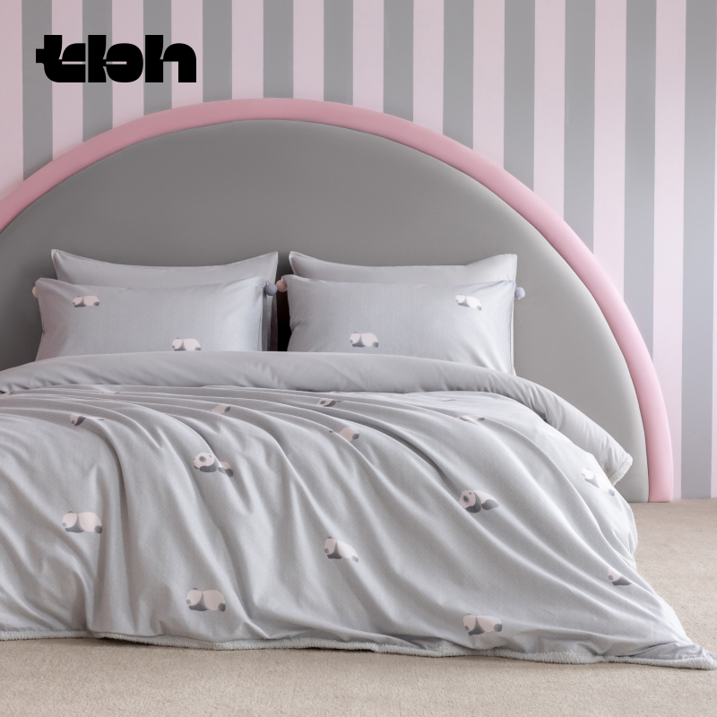 tbh野兽派全棉磨毛棉印花床品