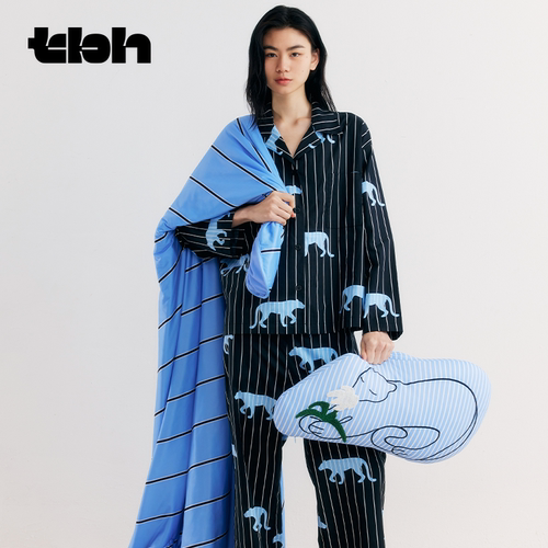 tbh野兽派家居天丝棉睡衣