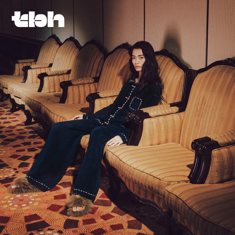 tbh野兽派黑豹半边绒家居服套装