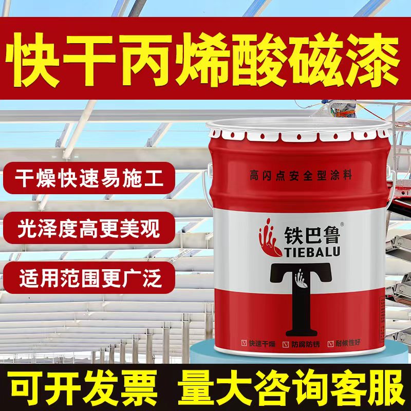 铁巴鲁丙烯酸磁漆防锈漆防腐漆