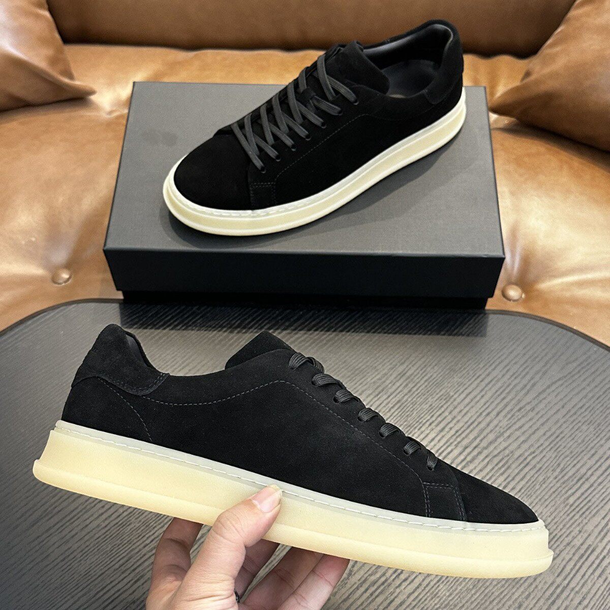 Kiton爆款男士商务休闲皮鞋潮流百搭2025新款舒适透气防滑四季减