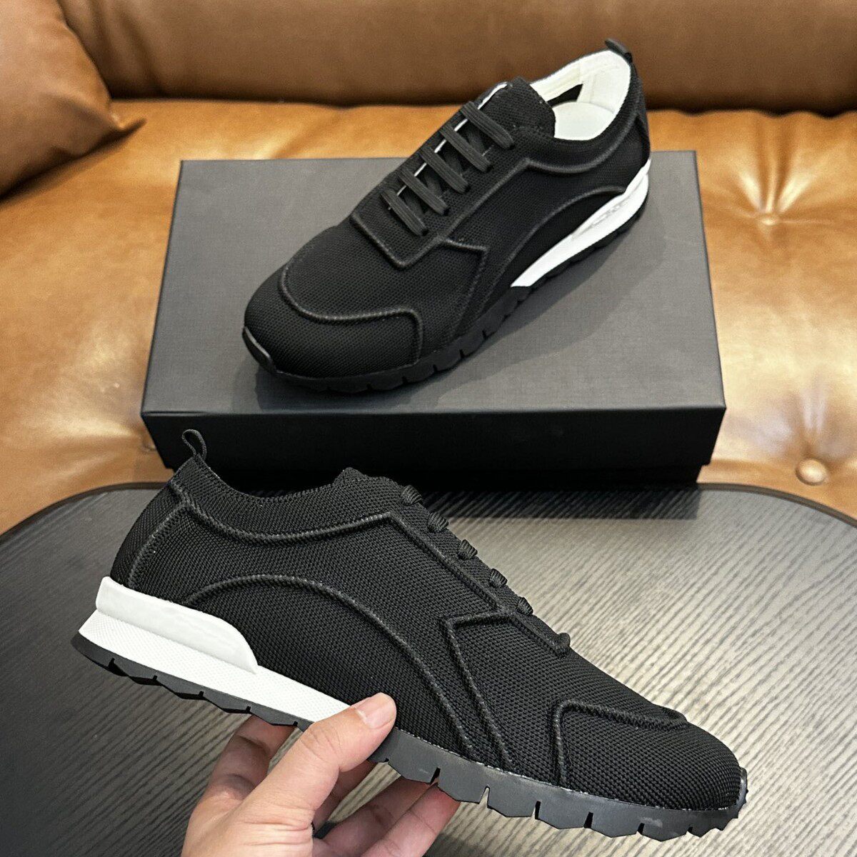 Kiton跨境奢品Kiton复古德训鞋小众绒面阿甘鞋休闲运动男鞋2025春